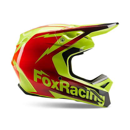 FOX V1 STATK RED/YEL