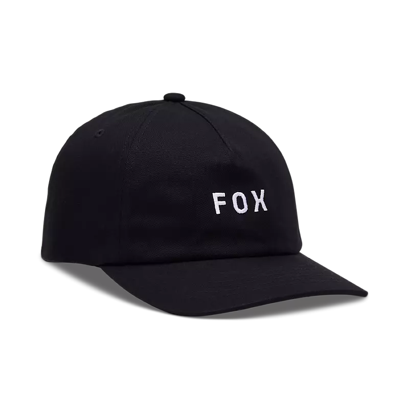 WORDMARK ADJUSTABLE HAT BLK/WHT