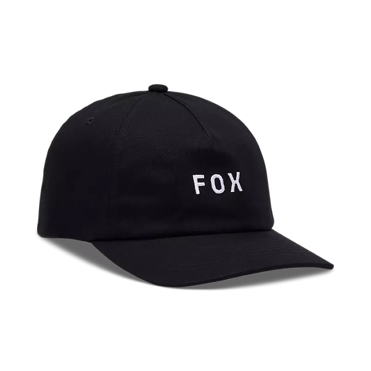 WORDMARK ADJUSTABLE HAT BLK/WHT