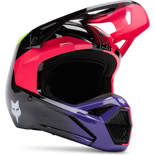 FOX YTH V1 ELEVATED HELMET PINK