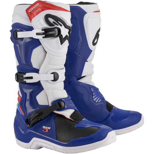 ALPINESTARS BOOT TECH 3 BL/WT/RD