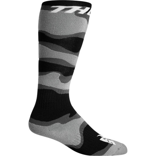 THOR MX SOCK CAMO GY/WH