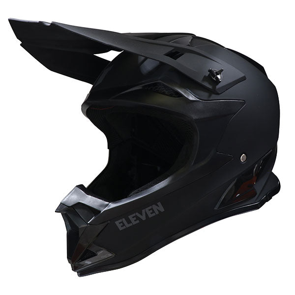 ELEVEN RAID MX HELMET MATTE BLACK