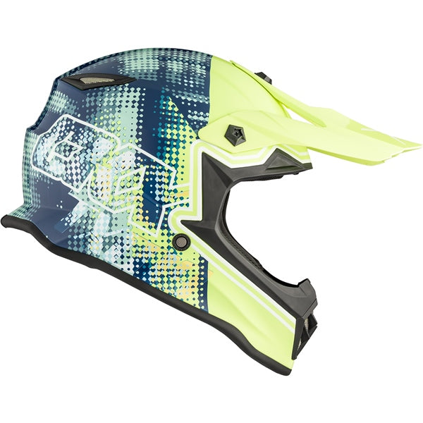 CKX HELM TX019Y GLEAM LIME/NAVY GLOSS M CKX