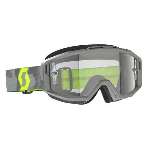 GOGGL SPLIT OTG LIGHT GREY/NEON YELLOW CLEAR WORKS