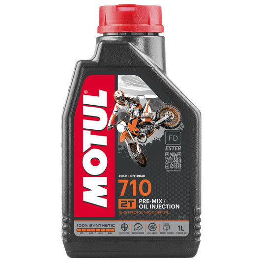Motul 710 Synthetic Pre Mix/Oil Injection 2 Stroke Oil