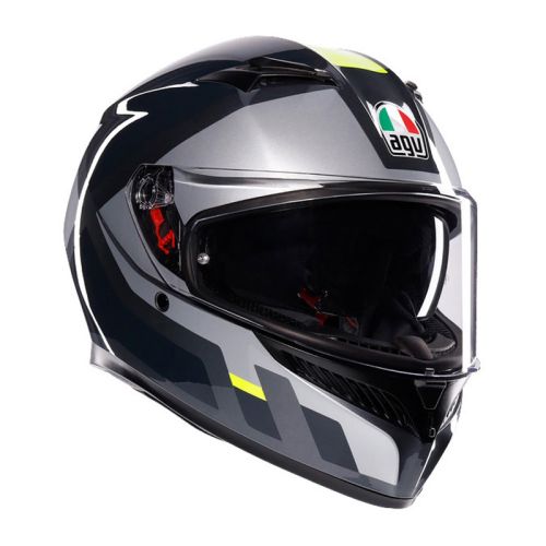 AGV K3 SHADE GREY/YELLOW FLUO