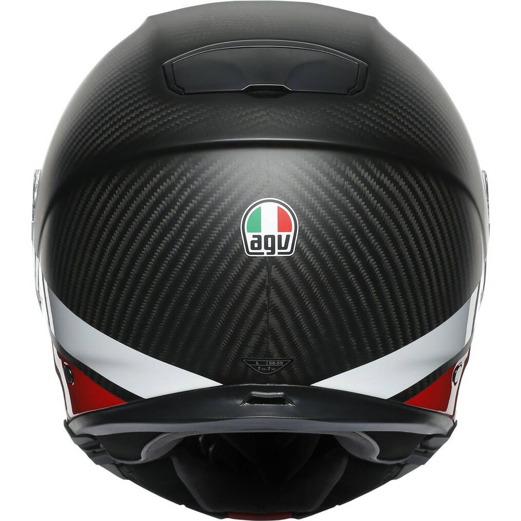 AGV Sport Modular Helmet - Exposed Carbon/Red/White