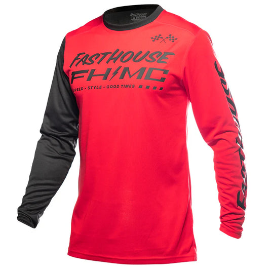FASTHOUSE CARBON METHOD LS JSY RED/BLK