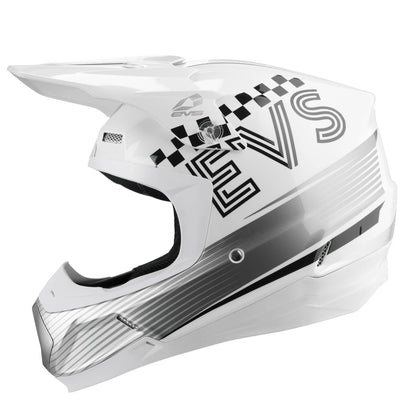 EVS T5 Torino MX Helmet - White