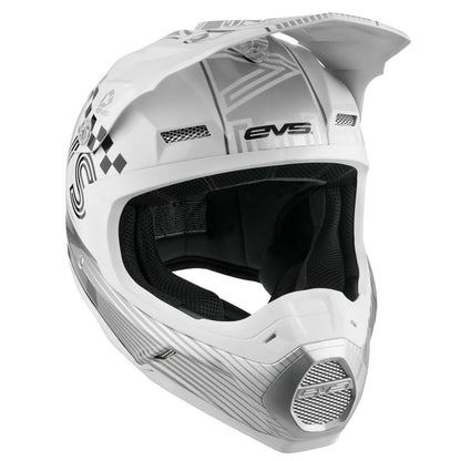 EVS T5 Torino MX Helmet - White