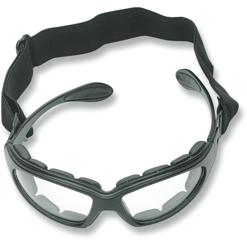 GXR SUNGLASS BLACK FRAME CLEAR ANTIFOG