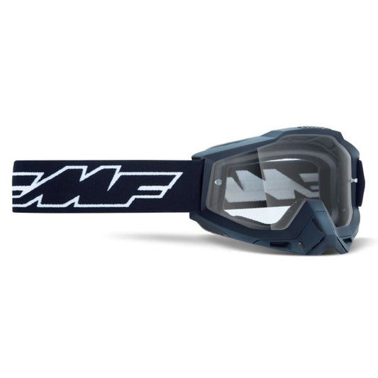 FMF Powerbomb OTG MX Goggles - Black With Clear Lense