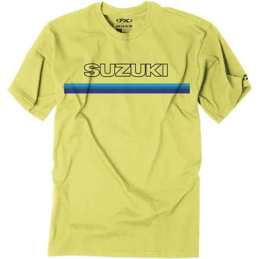 Factory Effex Suzuki Throwback T-Shirt - Yellow