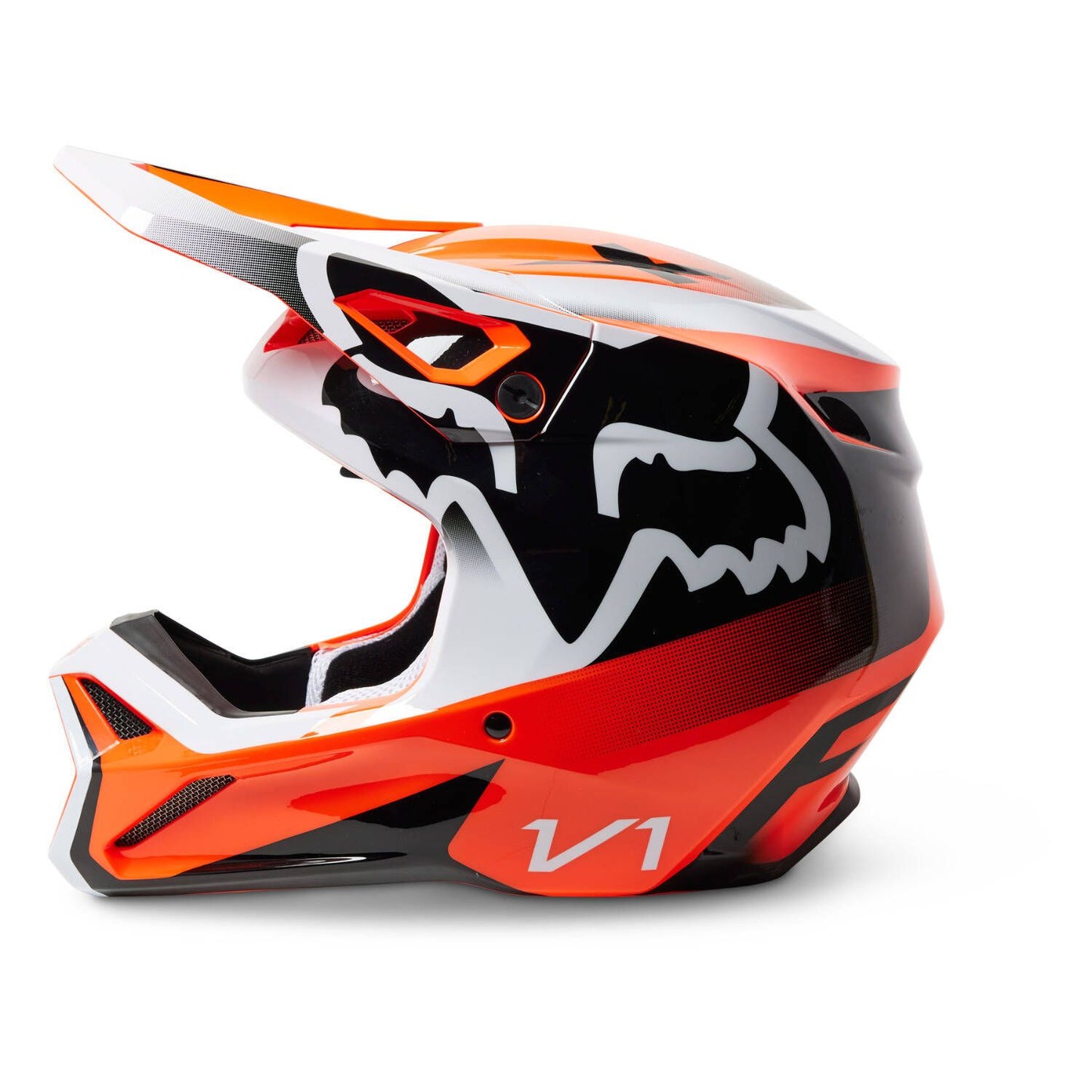 Fox V1 Leed MX Helmet - Flo Orange