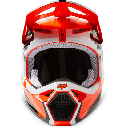 Fox V1 Leed MX Helmet - Flo Orange