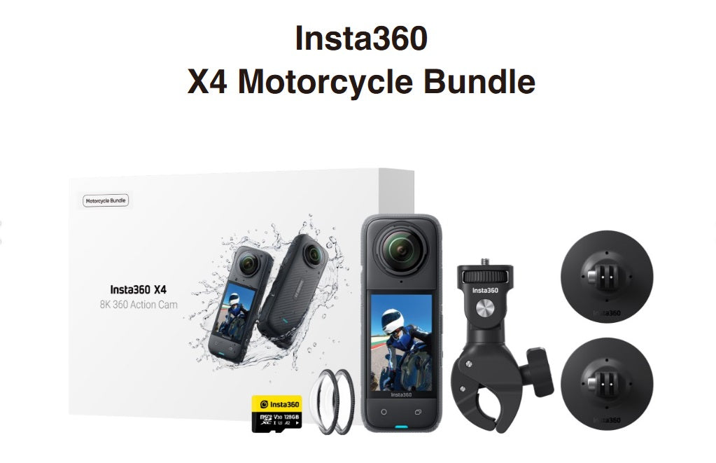 INSTA-360 X4 MOTORCYCLE BUNDLE