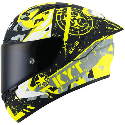 KYT NZ-Race Helmet - Blazing Matt Yellow