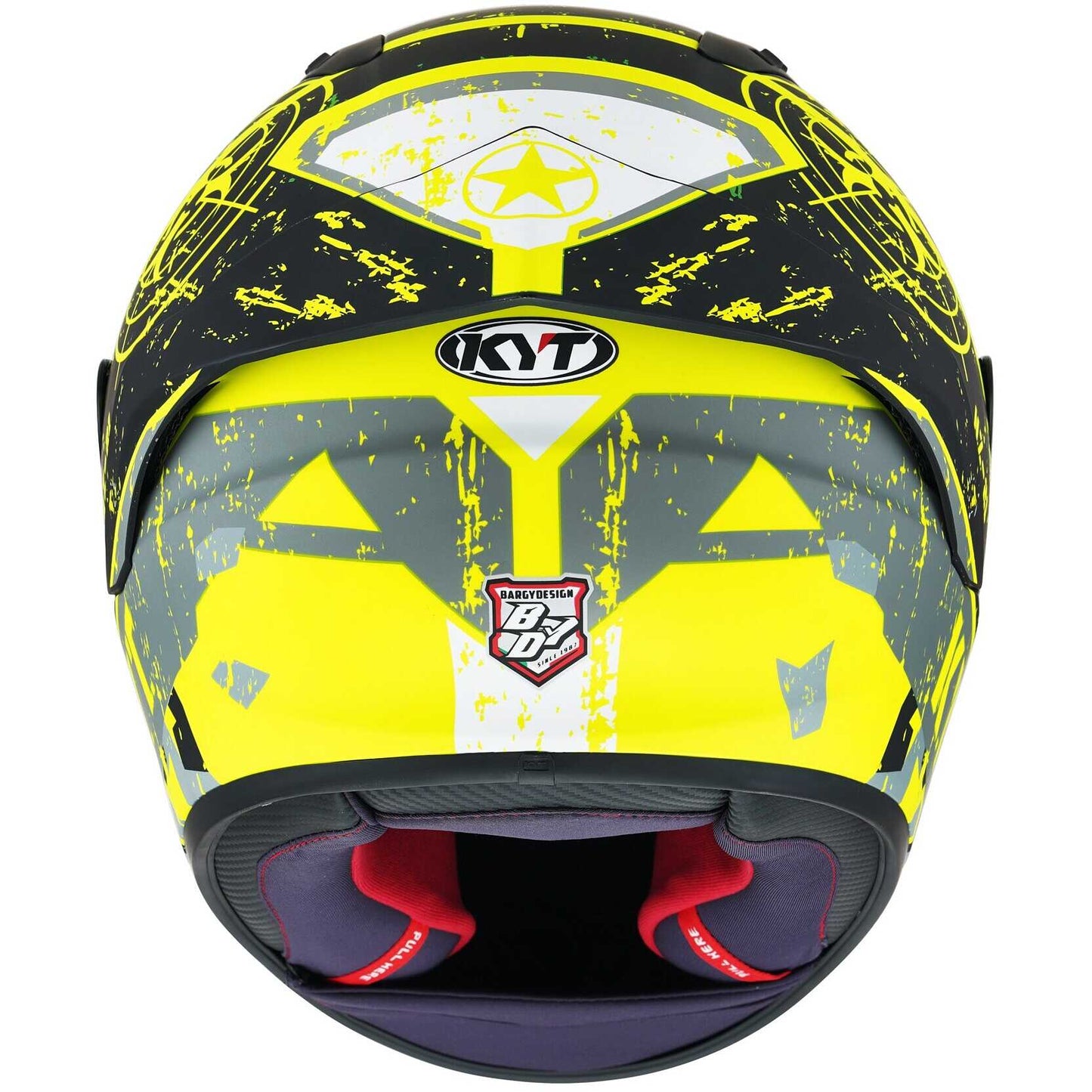 KYT NZ-Race Helmet - Blazing Matt Yellow