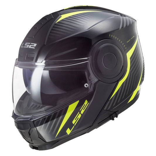 LS2 Horizon Modular Helmet - Black/HiFlo