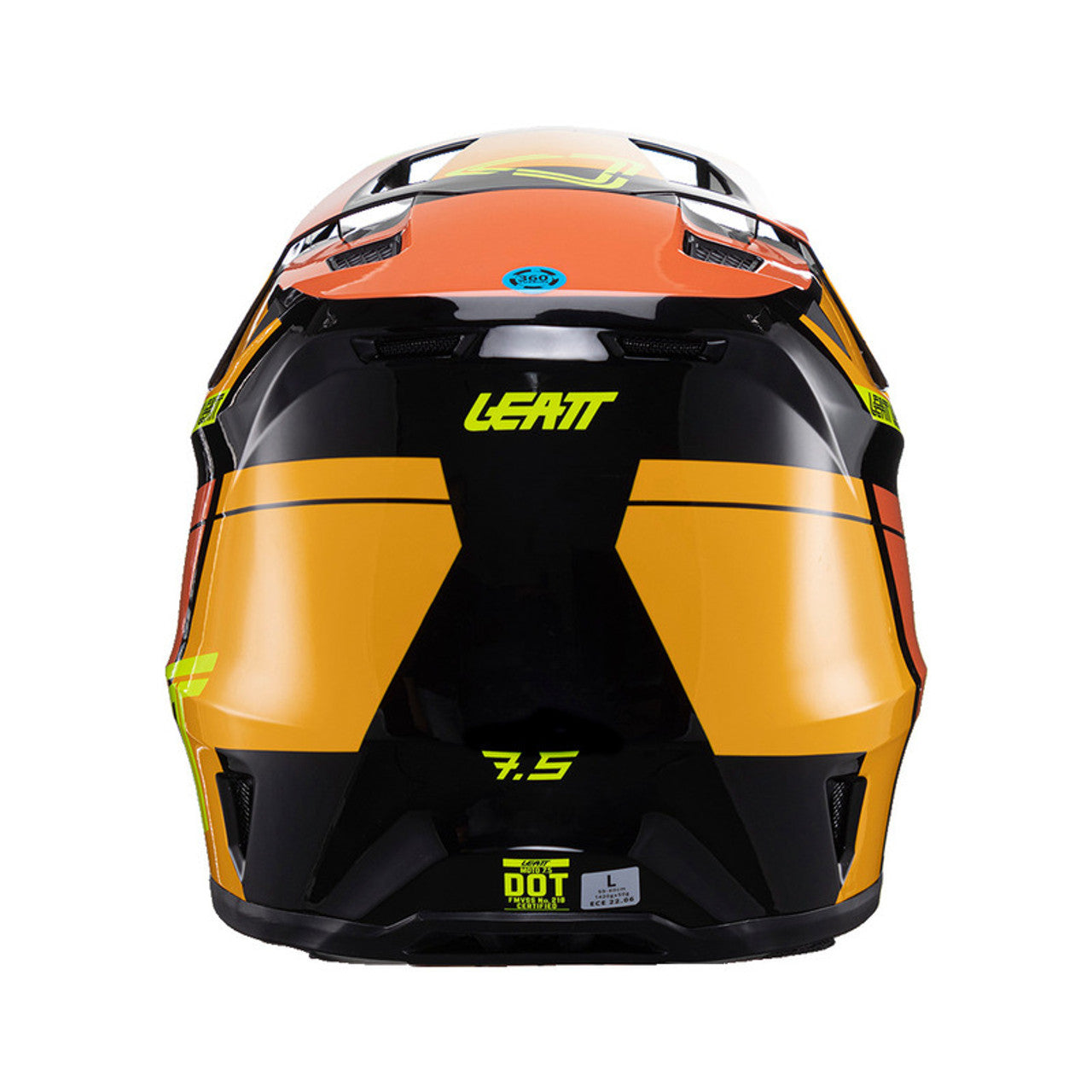 Leatt Moto 7.5 V24 MX Helmet - Citrus