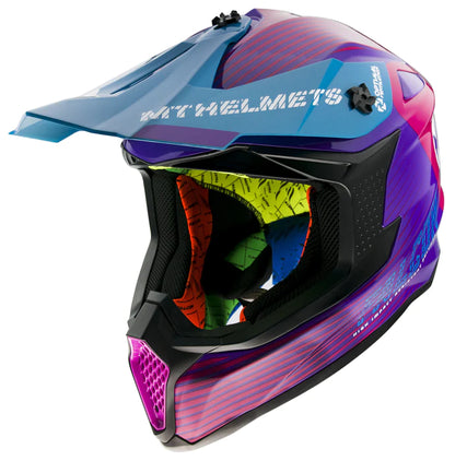 MT Helmets Falcon System MX Helmet - Pink