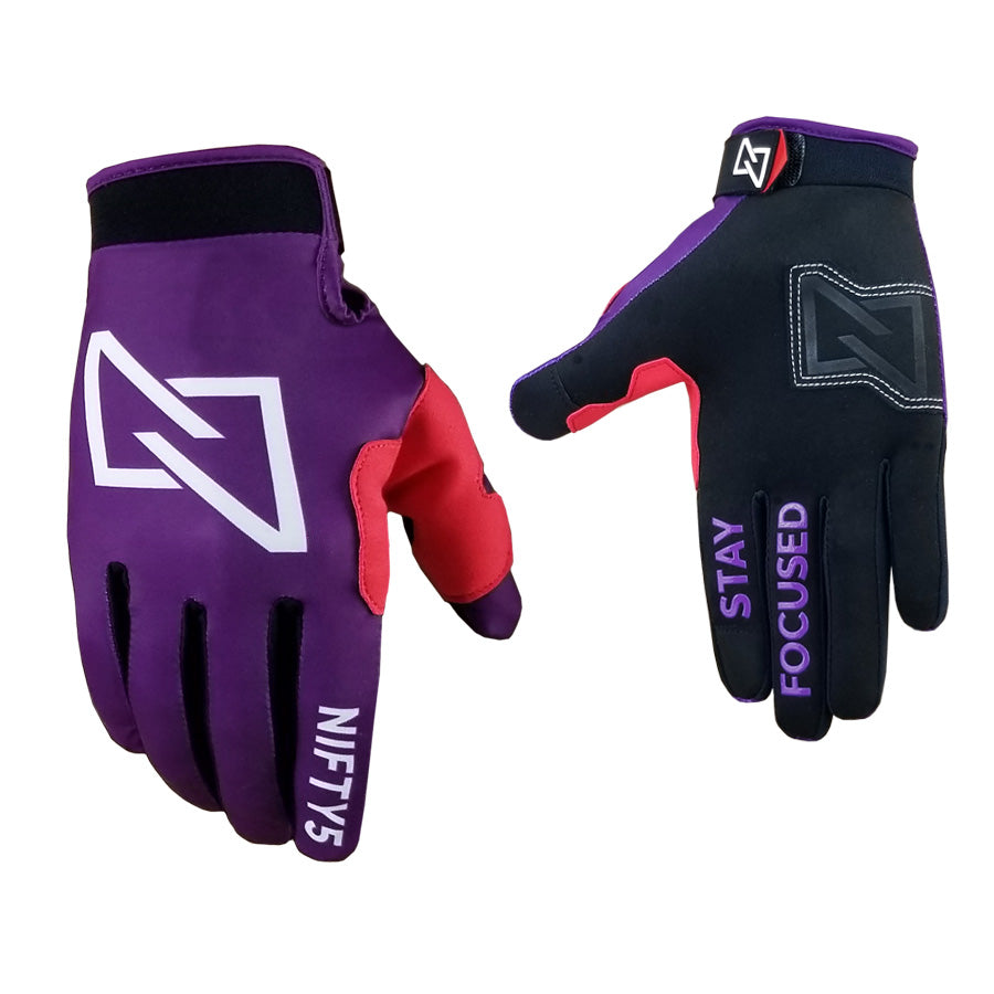 Nifty Sports Techlight MX Gloves - Purple