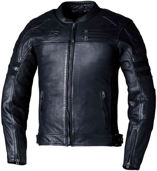 RST IOM Hillberry 2 Leather Jacket - Black