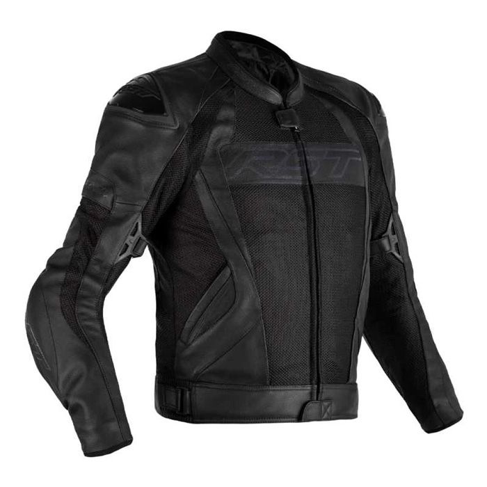 RST TracTech Evo 4 Mesh Leather Jacket - Black