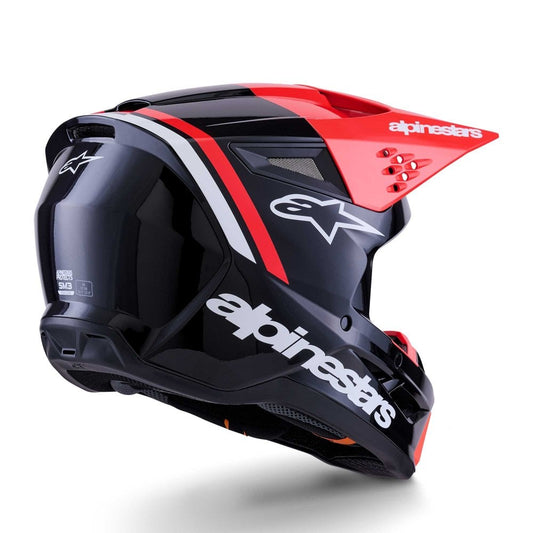 ALPINESTARS HELMET SM3 RADIUM BLK/RED/WH