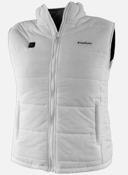 B-VEST PUFFER VEST WHI WOMEN MD W/O BAT