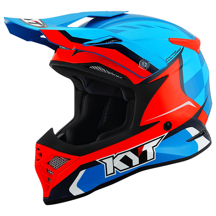 KYT Skyhawk Glowing Blue Orange