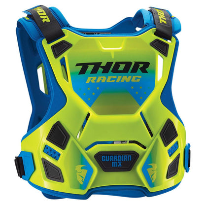 Thor Guardian MX Chest Protector - Hi-Viz/Blue