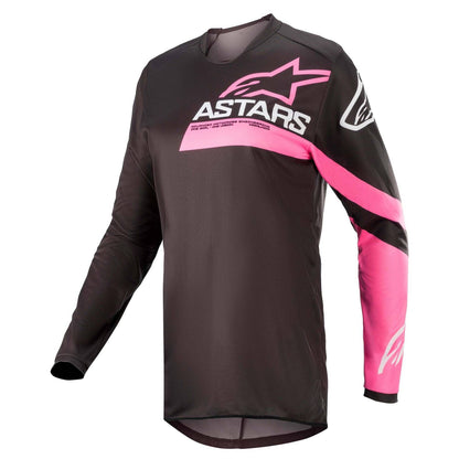Women's Alpinestars Stella Fluid Chaser MX Jersey - Black/Pink