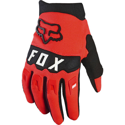 Youth Fox Dirtpaw MX Gloves - Flo Red