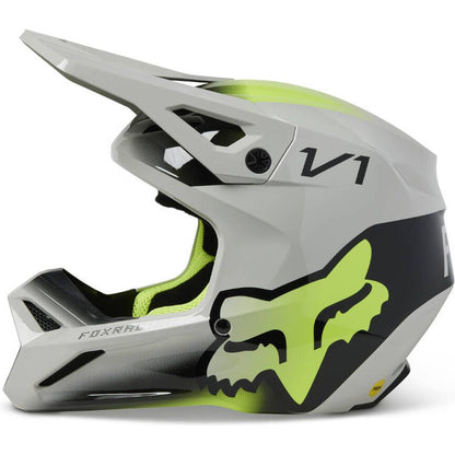 Youth Fox V1 Toxsyk MX Helmet - Steel Gray