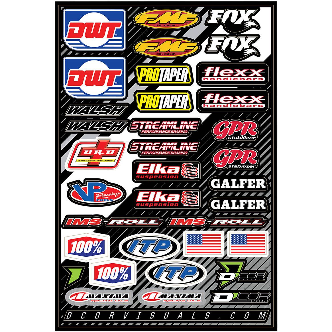 DCOR VISUALS DECAL SHEET 4MM ATV