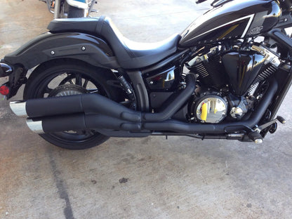 2011-2014 YAMAHA STRYKER 1300 BLACK EXHAUST