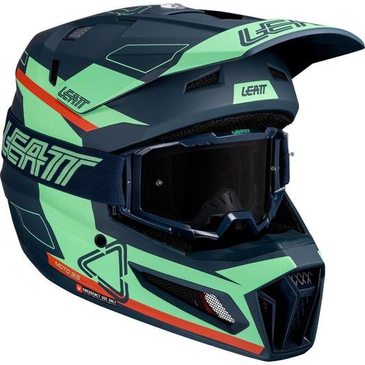 HELM MOTO 3.5 V25 KIT MATCHA LEATT