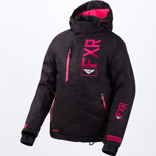 Women's FXR Fresh Winter Jacket - Black/Fuschia