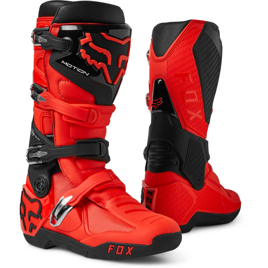 Fox Racing Motion MX Boots - Flo Red