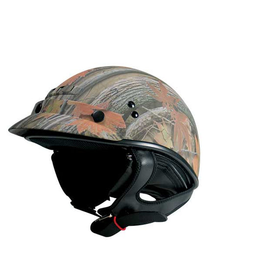 Gmax GM35X Leaf Camo Half Helmet
