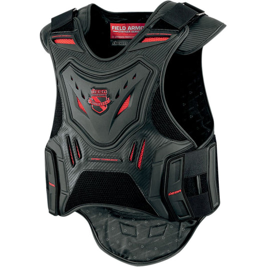 Icon Stryker Vest - Black/Red