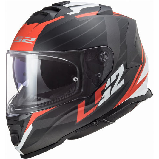 LS2 Assault Helmet - Matte Black/Red