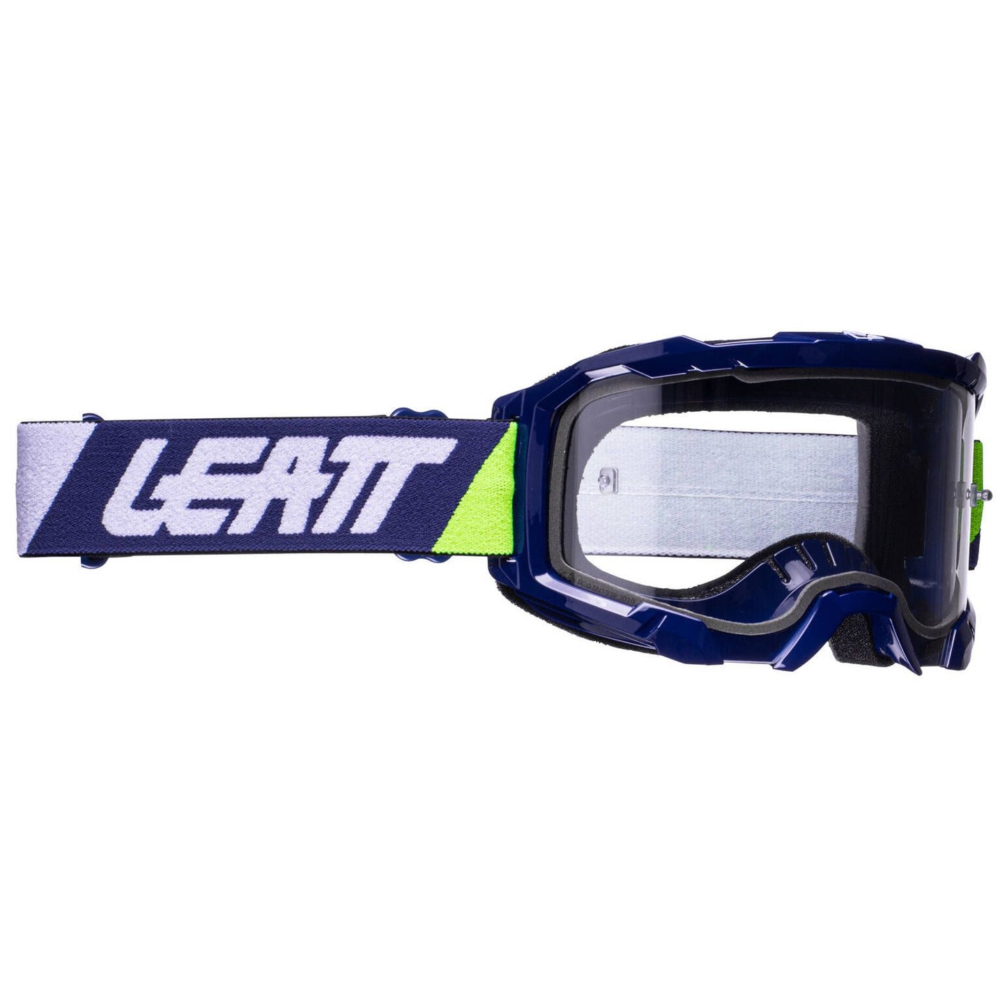 Leatt Velocity 4.5 MX Goggles - Blue With Clear Lense
