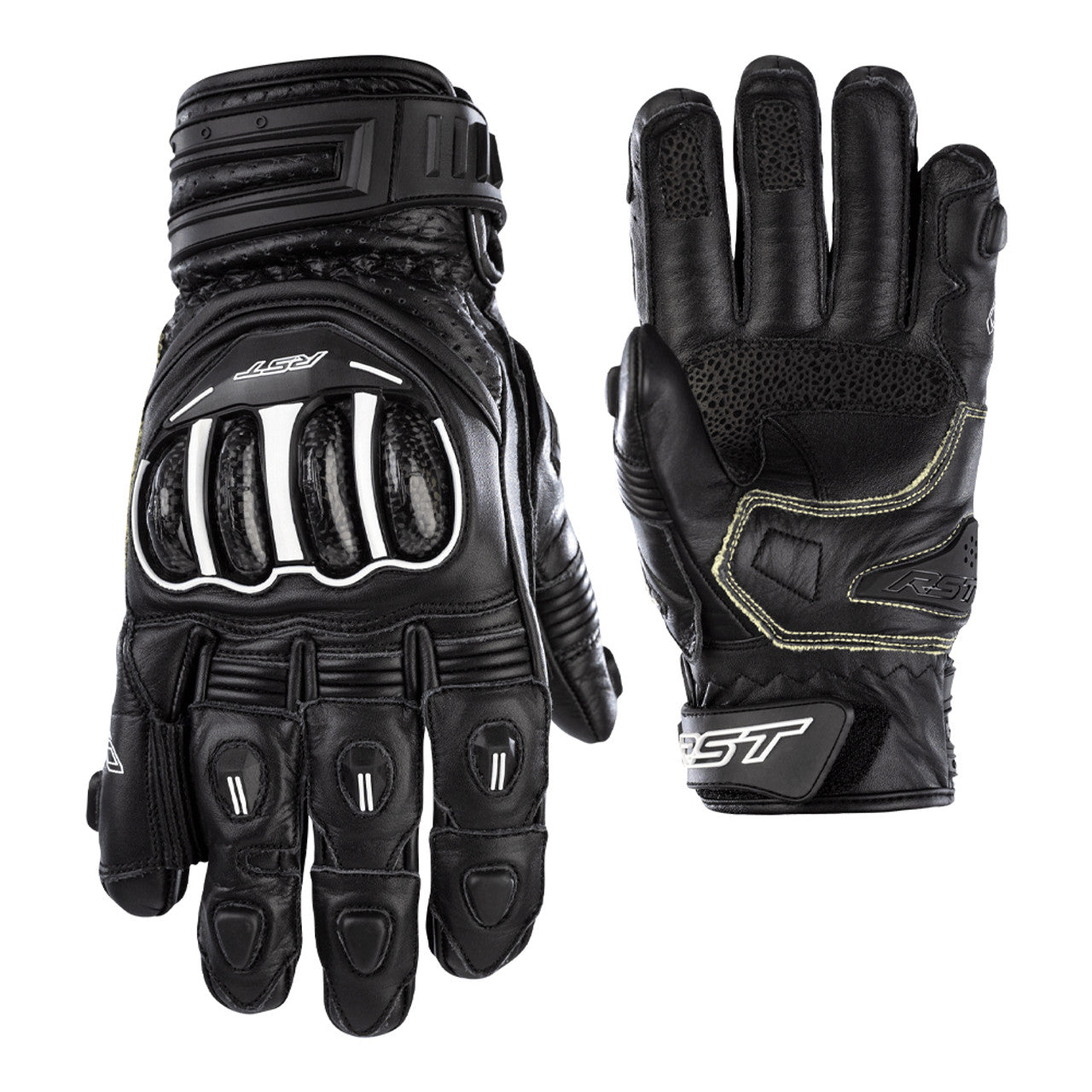 RST TracTech Evo 4 Short Gloves - Black