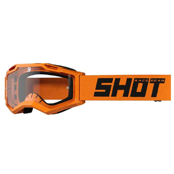 Shot Racing Assault 2.0 MX Goggles - Neon Orange